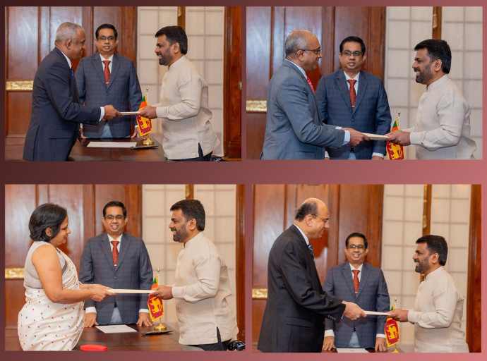 නව ශ්‍රේෂ්ඨාධිකරණ විනිශ්චයකාරවරු හතර දෙනෙක්  දිවුරුම් දෙති 